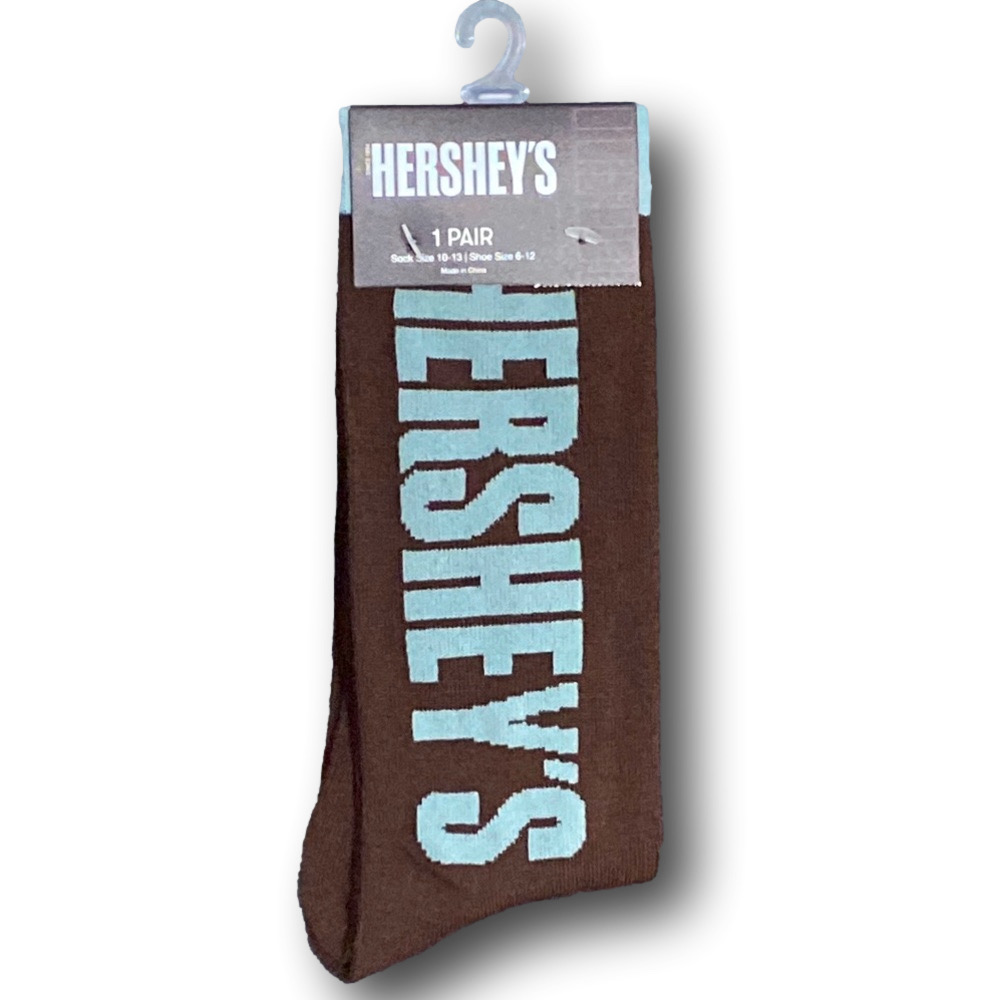 3/$20 Hershey Chocolate Bar Funny Novelty Crew Socks - NWT